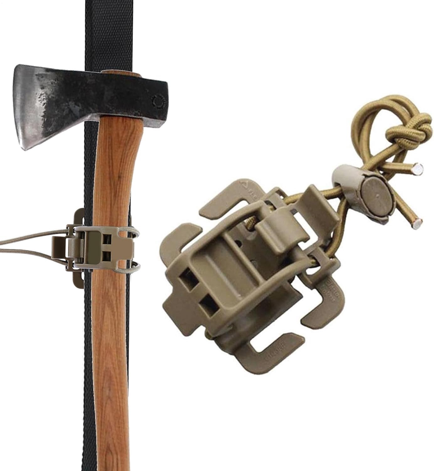 Clip-houder voor zaklamp – deurrugzakclips
