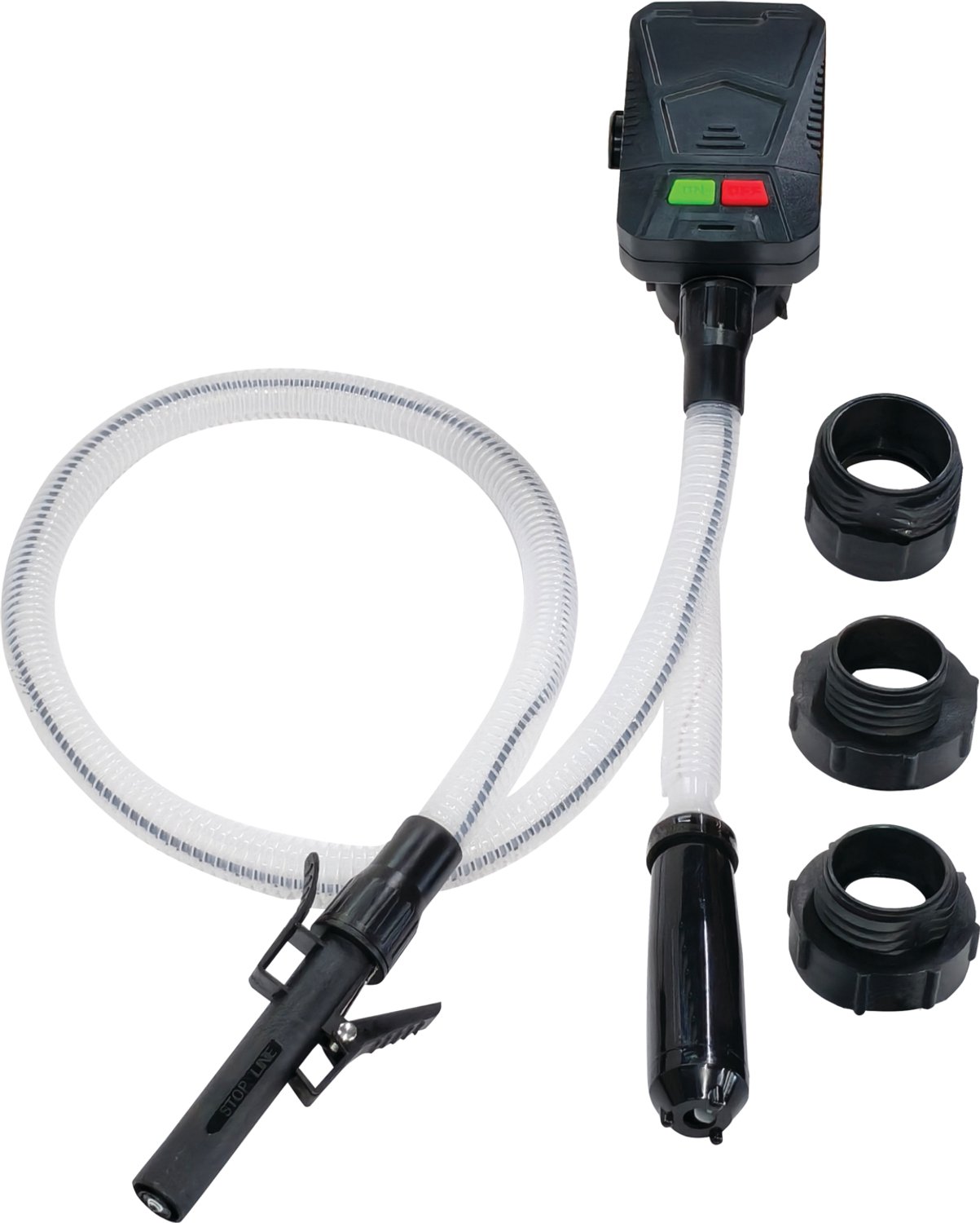 YATO YT-07076 Elektrische Vloeistofpomp 6V op Batterijen - 10 L/min - Met Automatische Afslag & Niveausensor - Voor AdBlue, Ruitensproeier- & Remmenreiniger - Inclusief Adapters