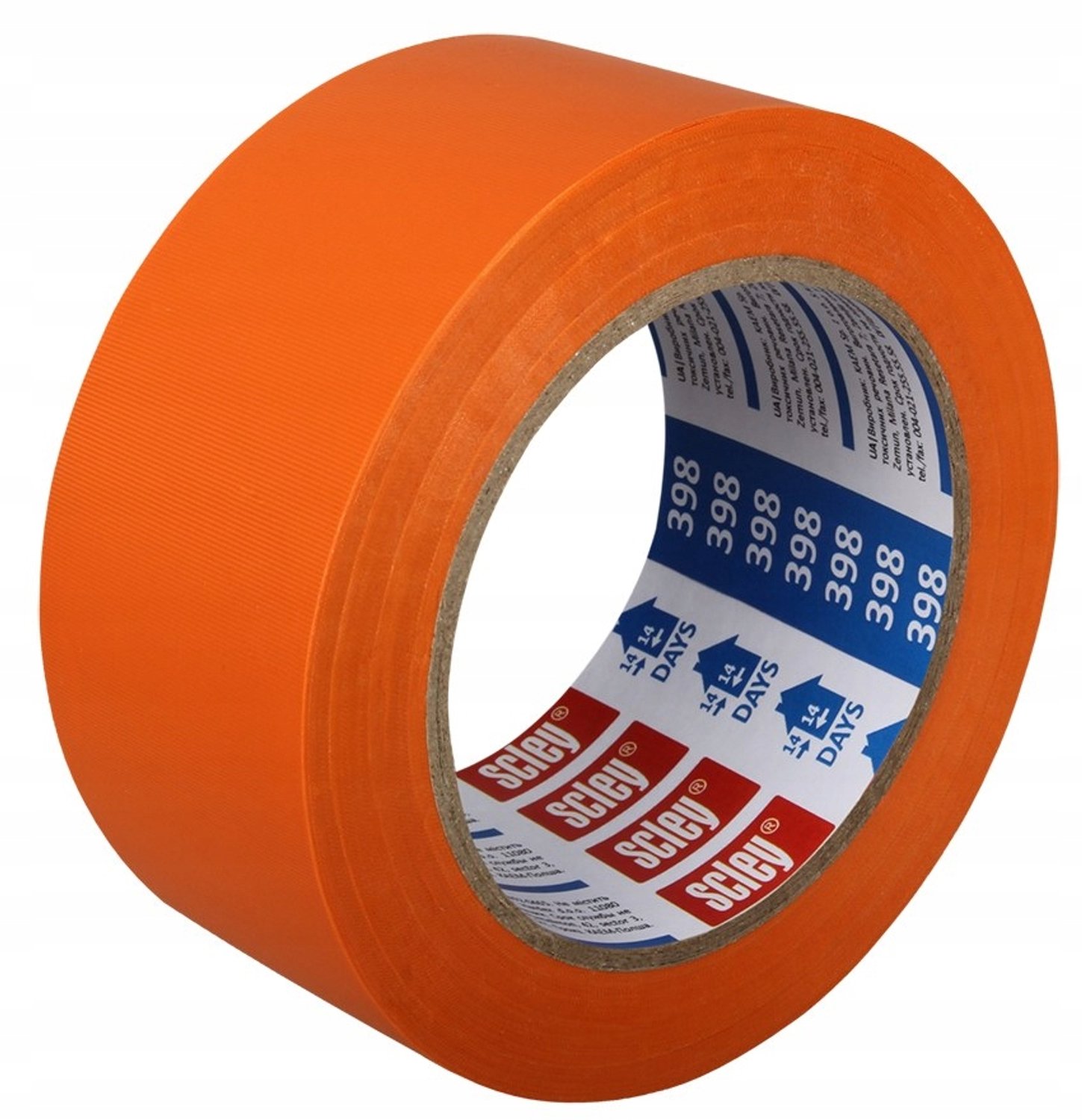 Scley Structuur Tape 38mm x 33m - Oranje, PVC