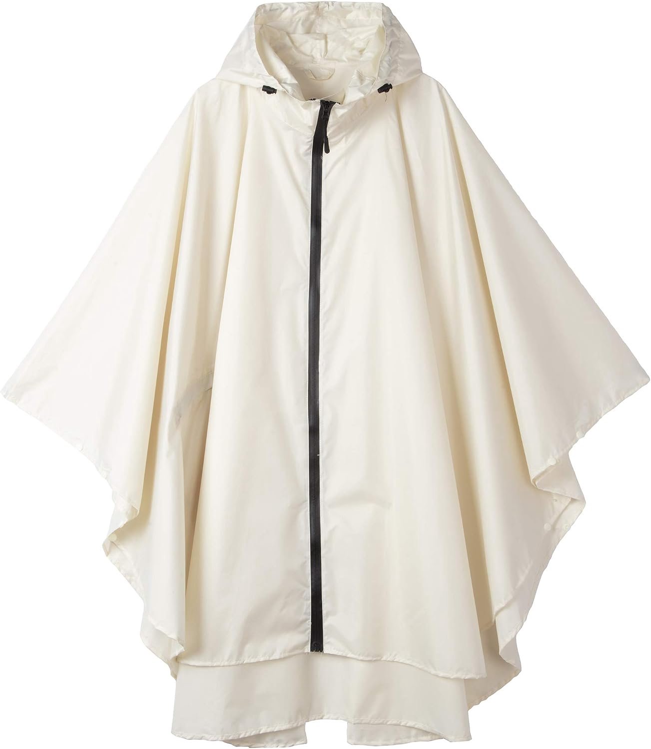 Famanu - Regenponcho - Bescherming tegen regen - Waterdicht met capuchon en ritssluiting - Blauw 1 stuk