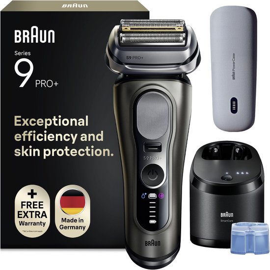 Braun Series 9 PRO+ 9675CC - Elektrisch Scheerapparaat met Trimmer - Ultradunne Precisiescheerbladen - Pro SensoAdapt - SmartCare Center thumbnail 2