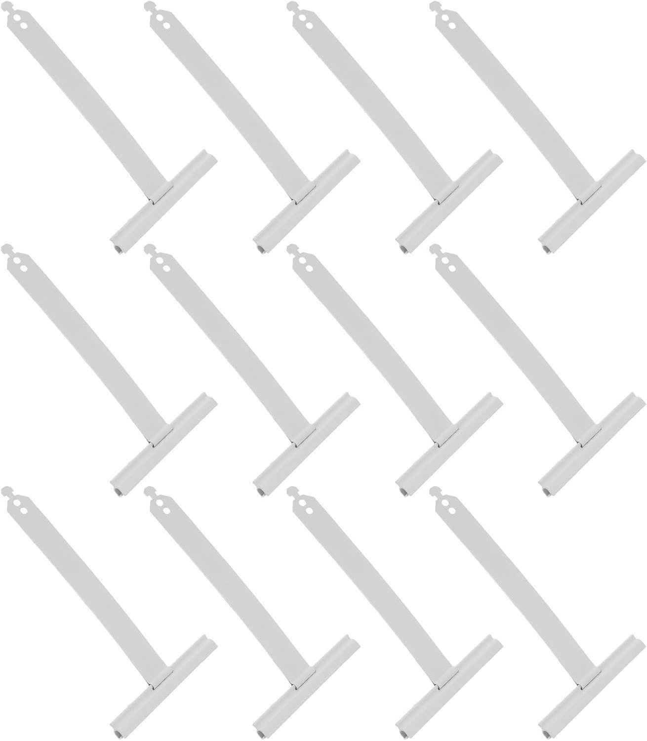 12 Stuks Delige Roestvrijstalen Rolluikvervanging met Ophangveren Beugels Universele Montageclips voor Duurzame Raamdecoratie Rolluikreparatie