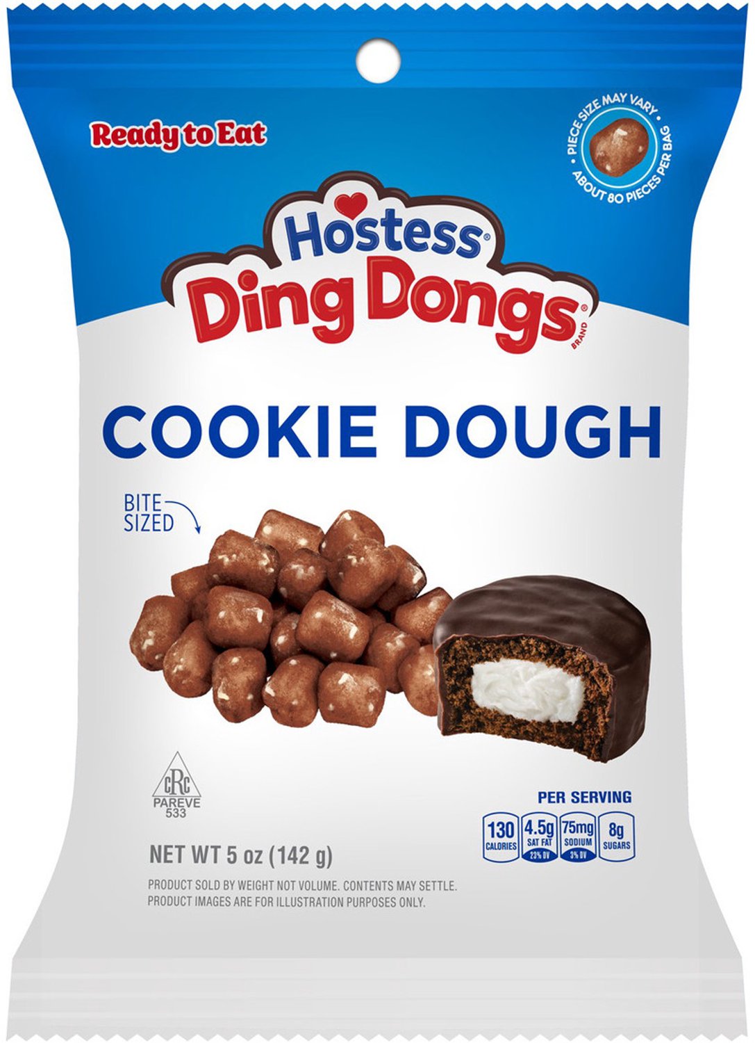 Cookie Dough Bites Hostess Ding Dongs (12 x 142g)