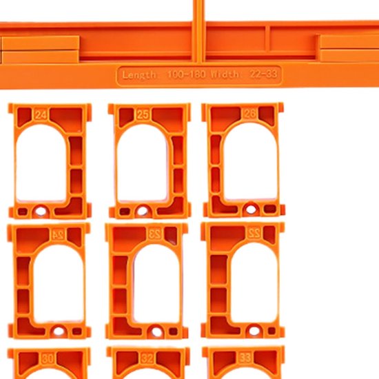 Router Template Herbruikbare Verstelbare Lichtgewicht — afbeelding 2