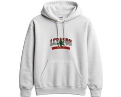 Libanon Hoodie – LEBANON met Cederboom – Unisex Hoodie voor Dames & Heren – Origineel Cadeau