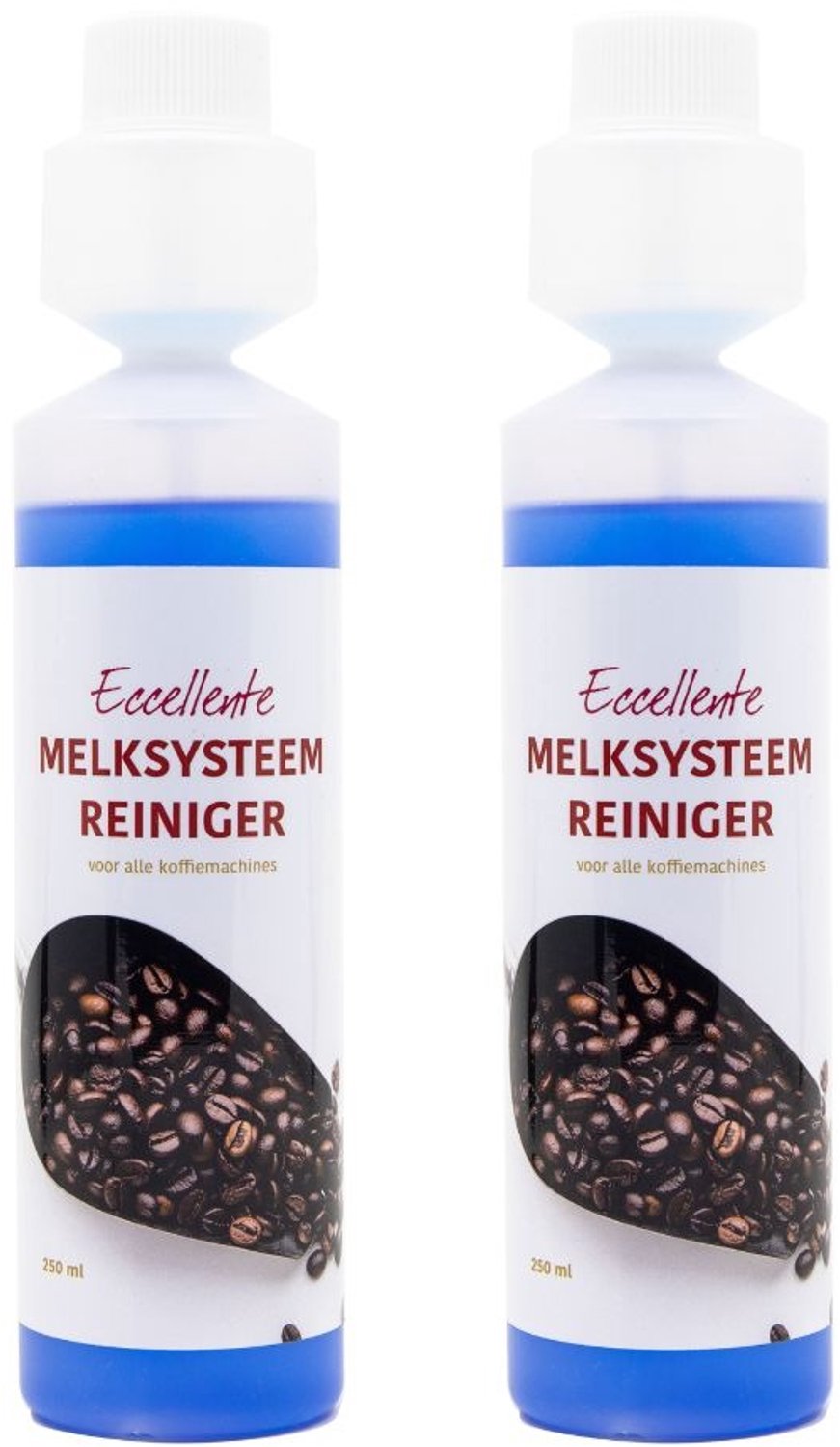 Eccellente Melksysteemreiniger voor JURA - 2x 250 ml - Compatibel met Jura 62536 & Jura Mini Tabs - 50 Reinigingsbeurten