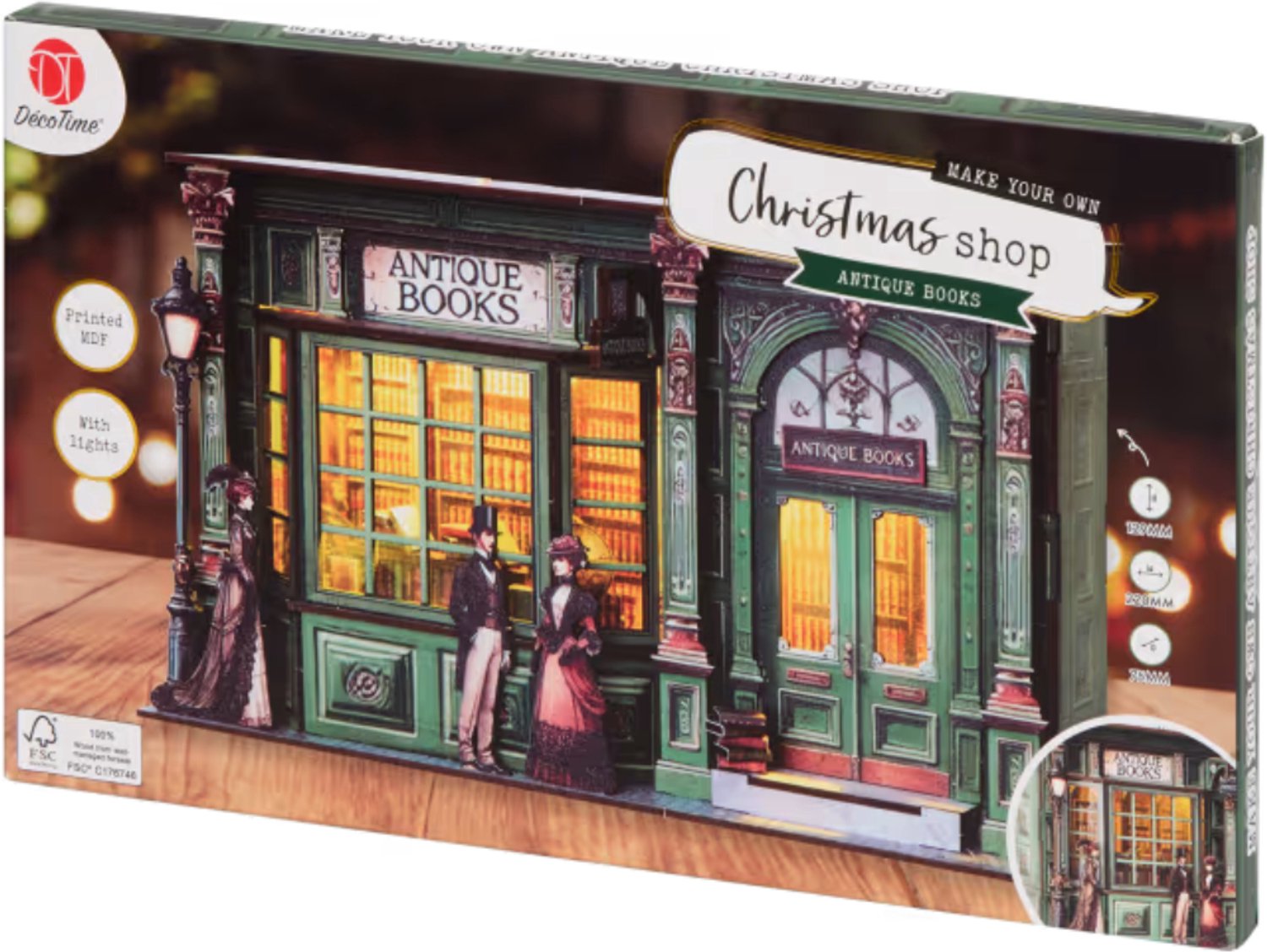 DecoTime Creëer je Eigen Antieke Kerstwinkel - Kerst - Maak je eigen winkel - modelbouwpakket