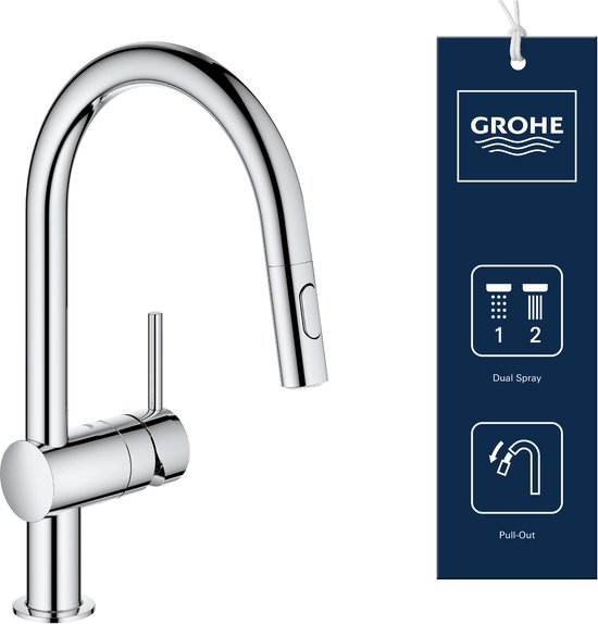 GROHE Minta 32321002 met uittrekbare handdouche