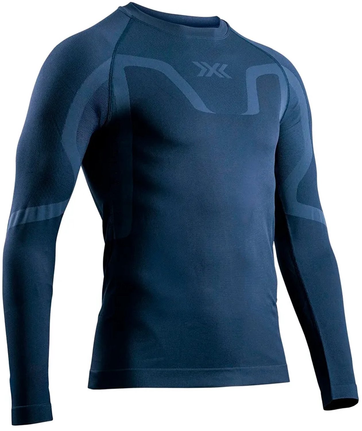 X-bionic X-ential Lange Mouwen Basislaag Blauw L Man