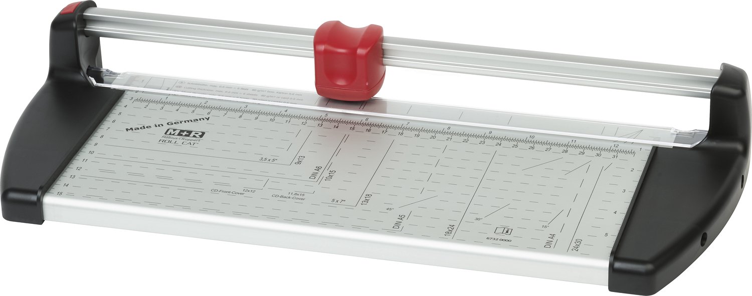 M+R Roll Cat Premium Rolsnijmachine - 32 cm - Aluminium - Tot 6 Vellen