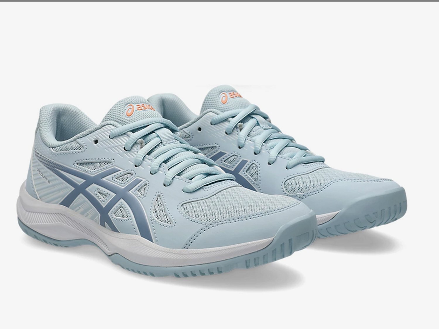 Asics Upcourt 6 sportschoenen volleybalschoenen Grijs