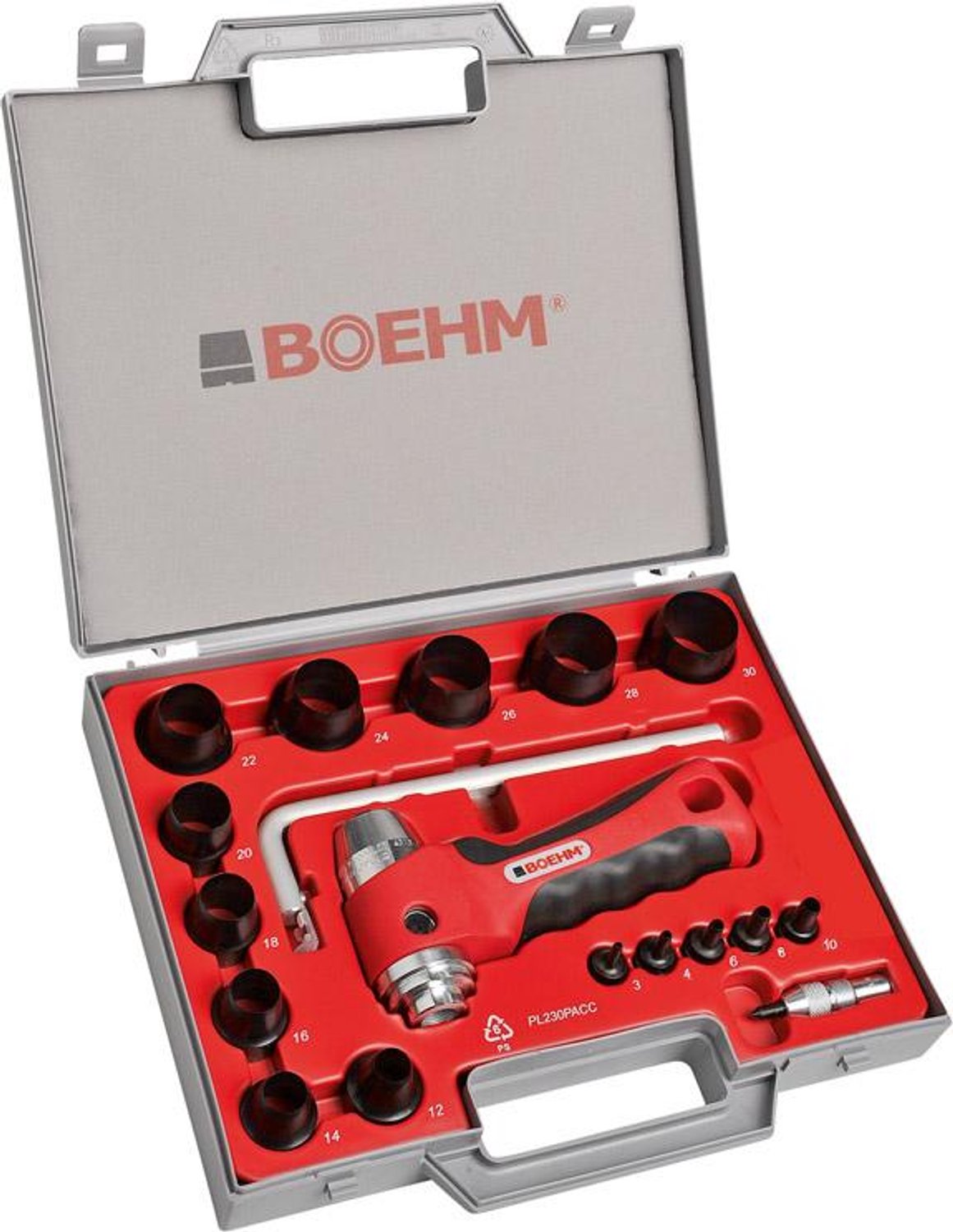 Holpijpenset 3-30mm BOEHM