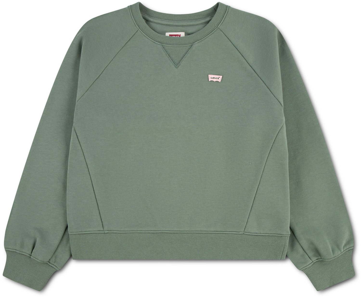 Levi´s ® Kids Meet And Greet Crew Sweatshirt Groen 6 Years Meisje