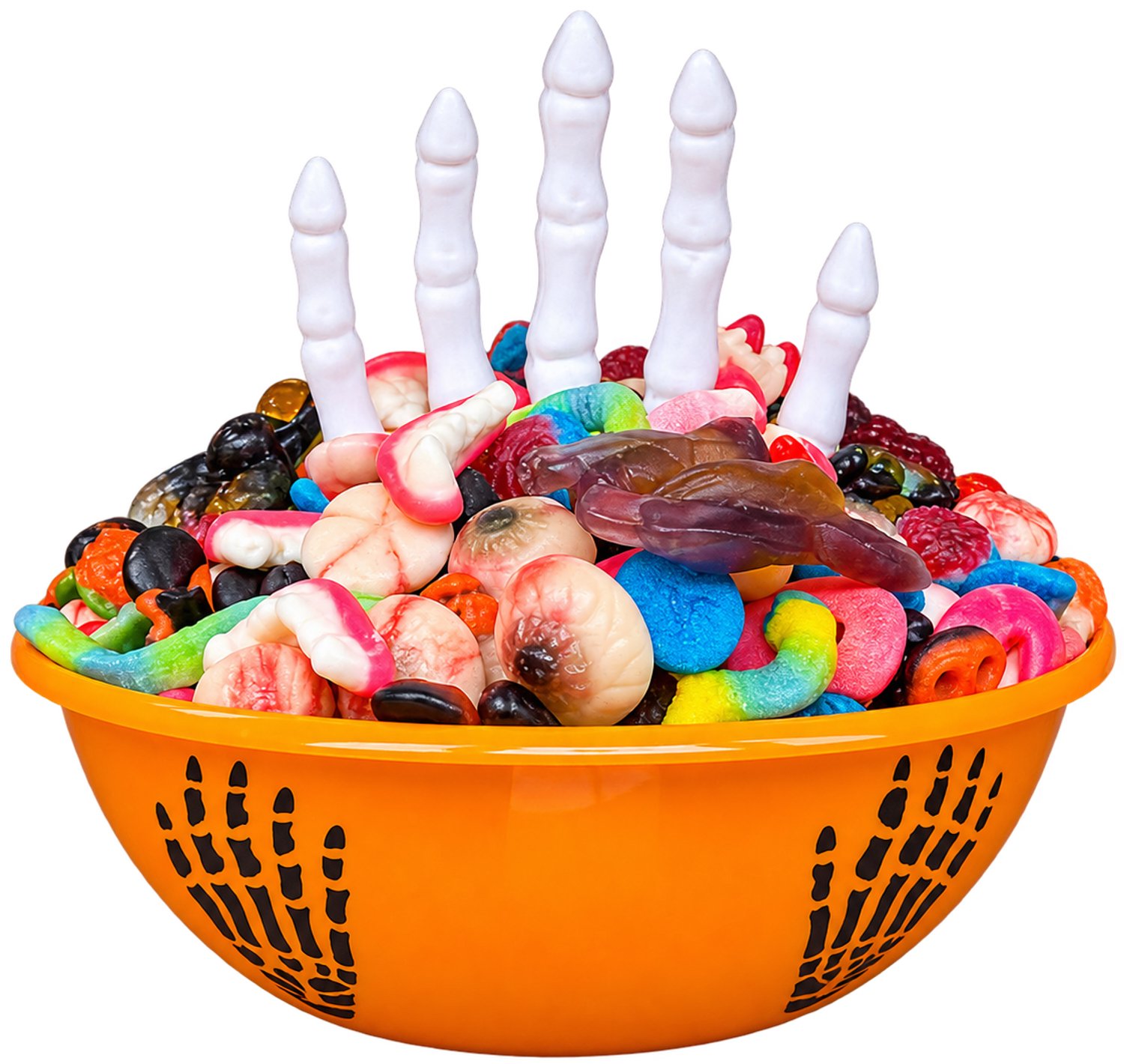 Candy Freaks Halloween snoep mix 3 kilogram - GRATIS Halloween bak - Griezel snoep - Halloween traktatie - Halloween decoratie - Halloween versiering - Snoepgoed