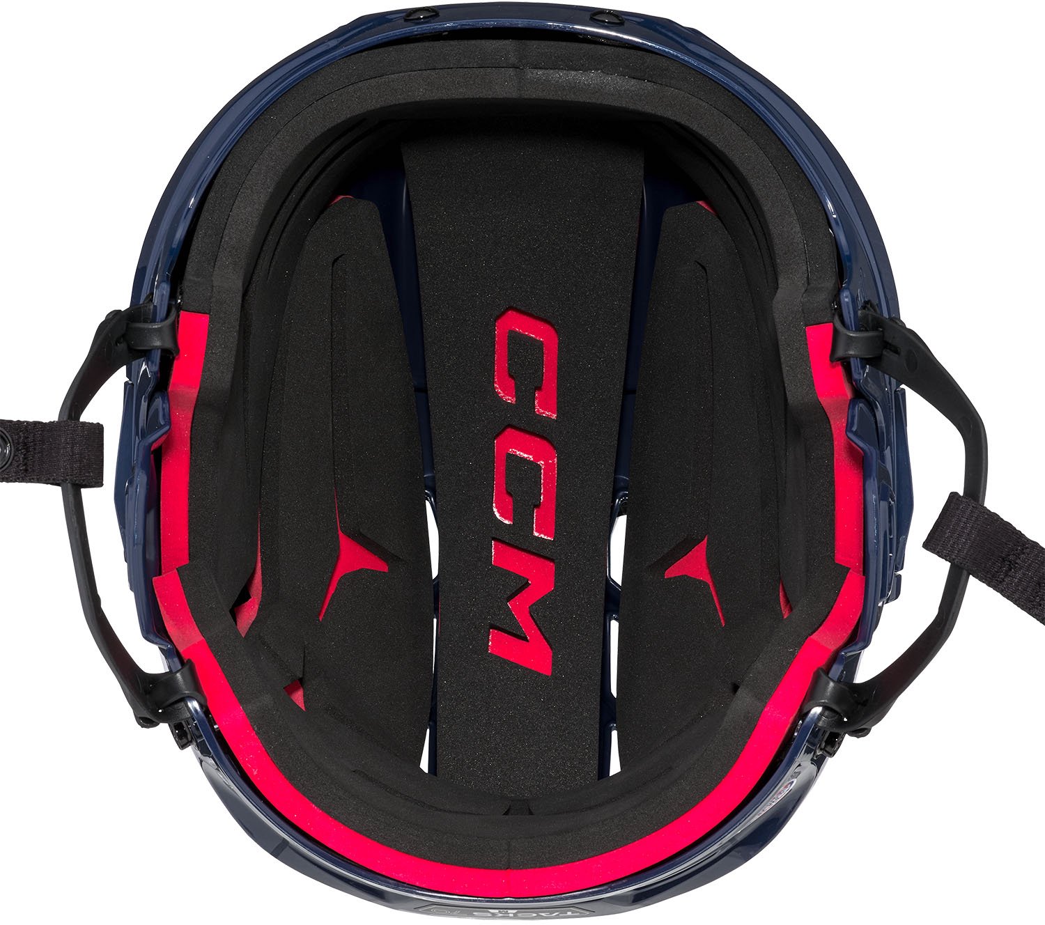 CCM - 70 Combo - IJshockeyhelm - Volwassenen - Donkerblauw - L - 58.5-62cm