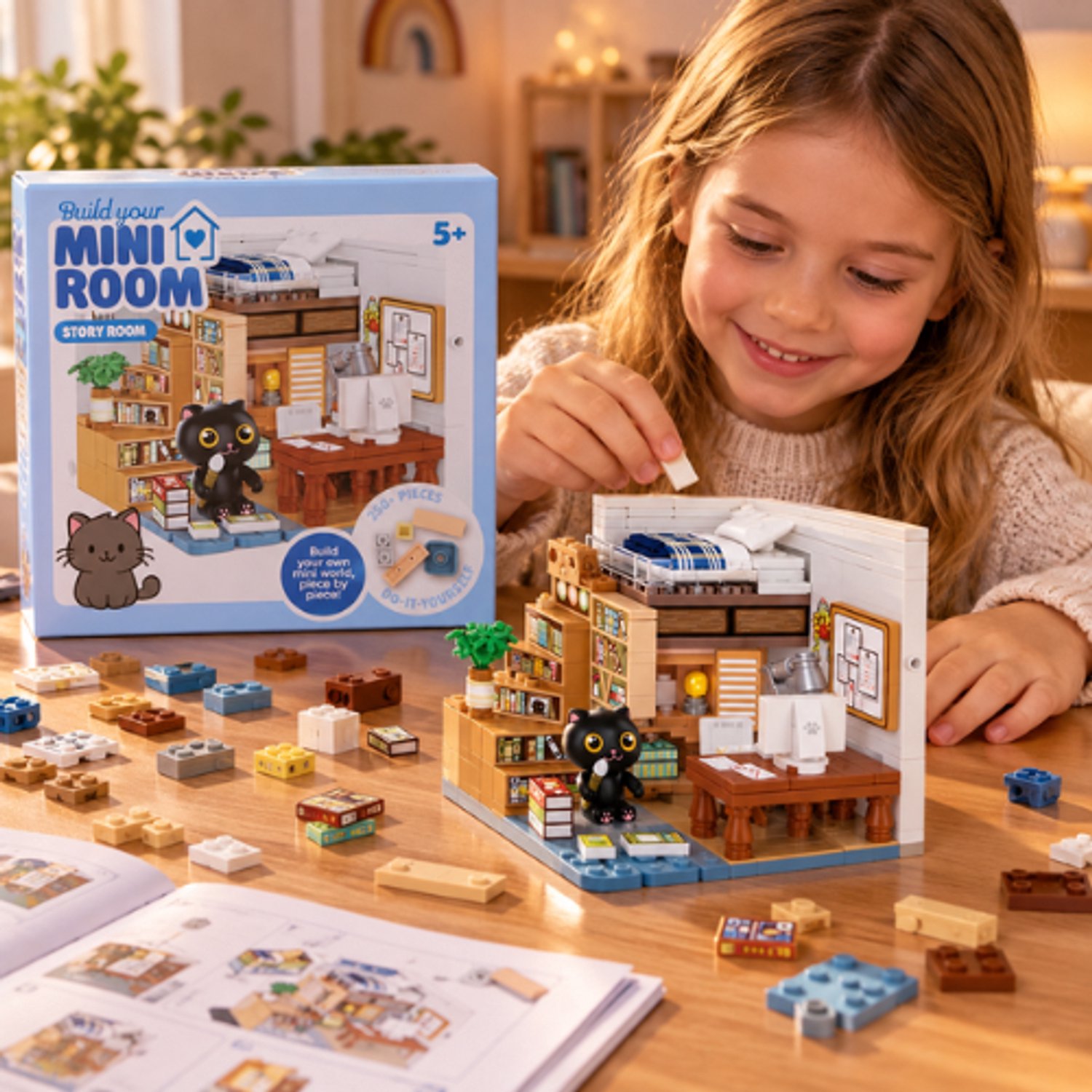Build your Mini Story Room 250 bouwblokjes