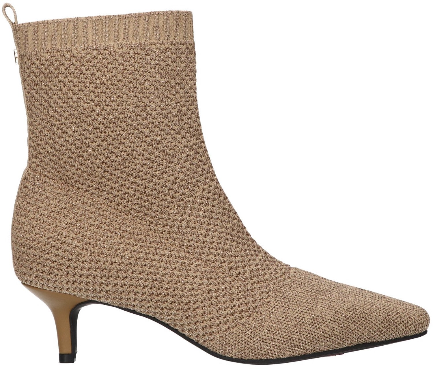 La Strada Enkellaars Goud Knitted - Damesschoenen - Maat - 36