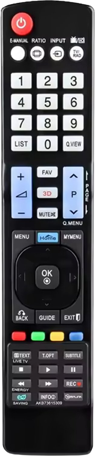 Bedienbaas Afstandsbediening – Vervanging AKB73615309 – Geschikt voor LG TV's – Plug & Play