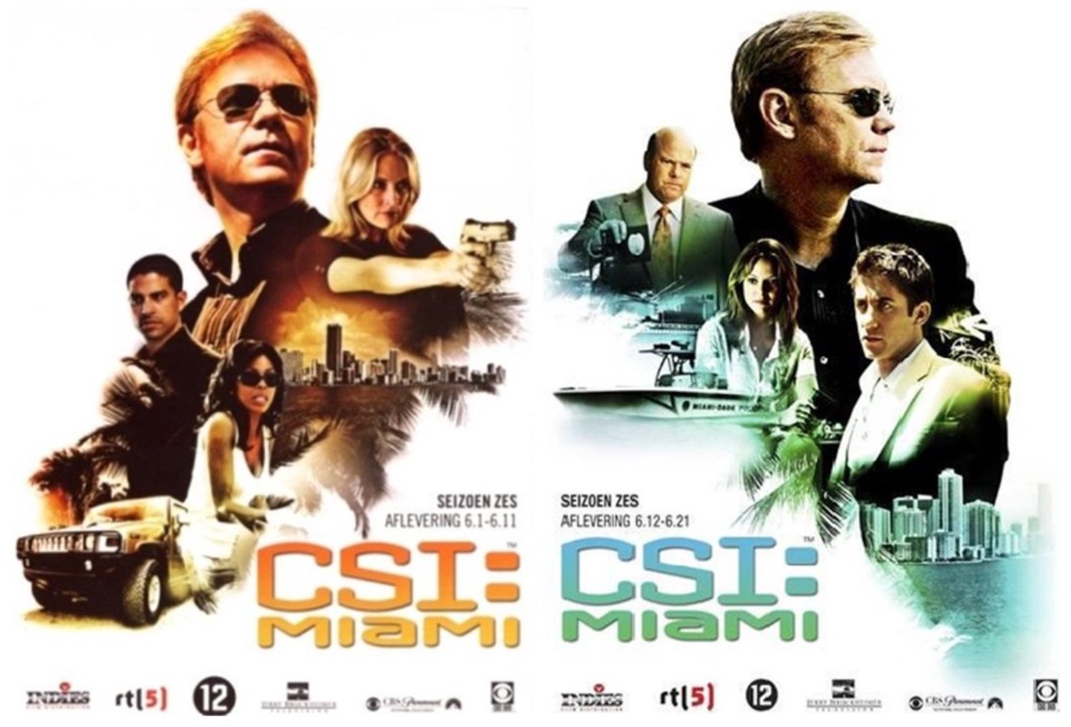 CSI: Miami - Seizoen 6 deel 1 afl. 6.1 t/m 6.11 en deel 2 afl. 6.12 t/m 6.21
