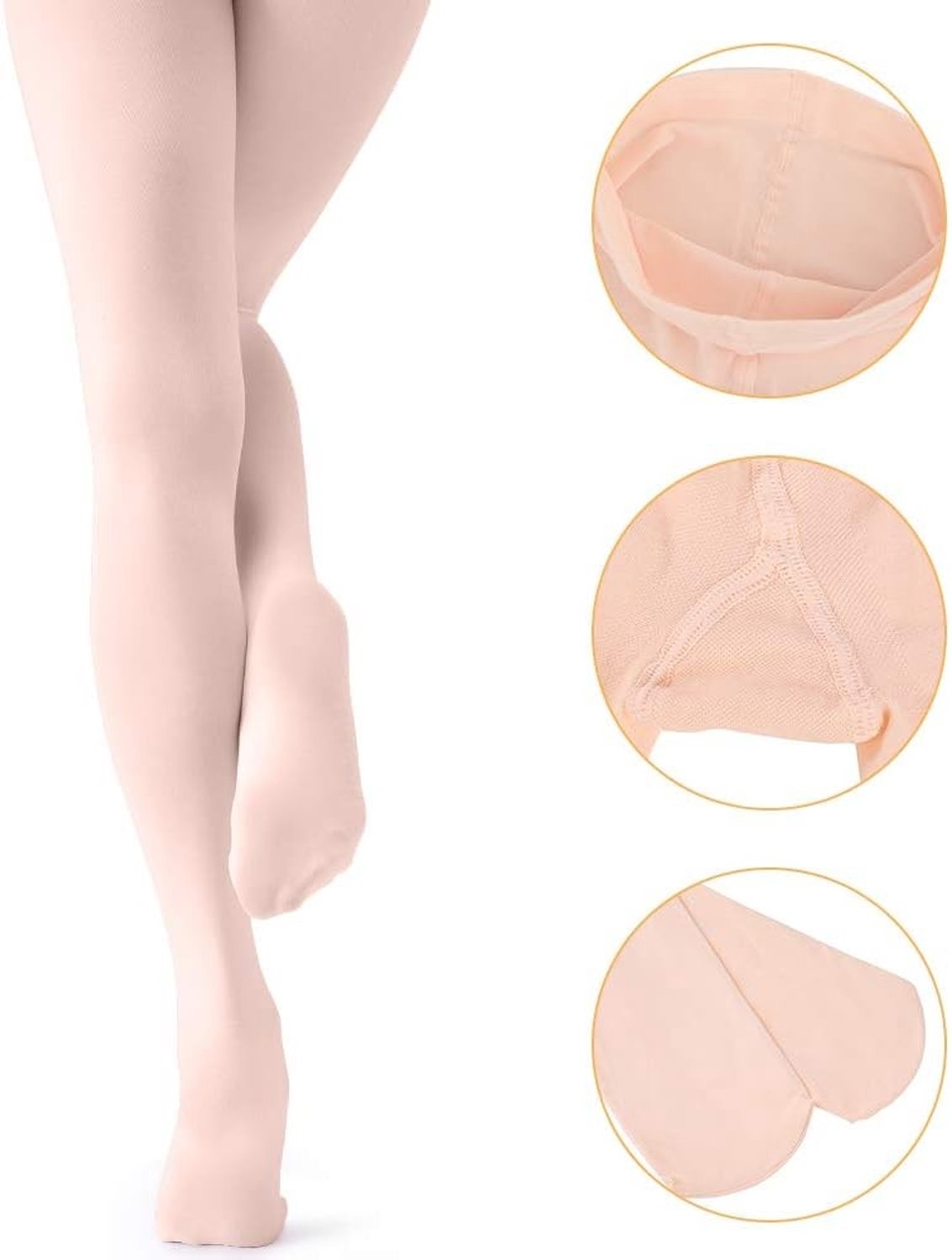 Balletkousen voor Kinderen en Dames met Voet - Ideaal voor Dans en Balletactiviteiten