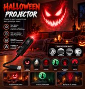Halloween Projector – Spooky Lichtdecoratie – Binnen & Buiten – Verschillende Inputs - Halloween Decoratie
