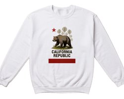 California Sweater – CALIFORNIA REPUBLIC – Natuur Outfit – Unisex Sweater voor Dames & Heren – Origineel Cadeau