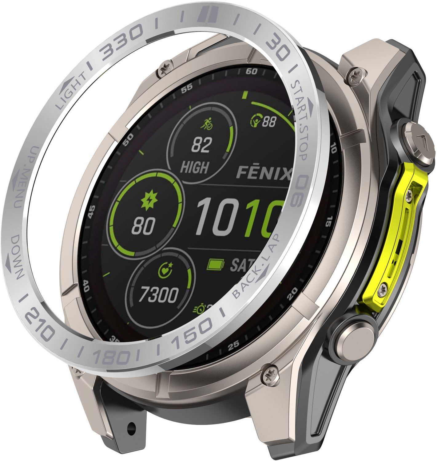 Roestvrijstalen ring voor Garmin Fenix 8