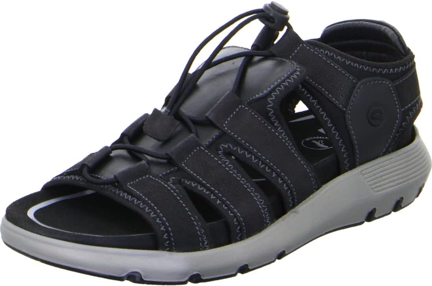 Sandro Dames Sandalen Leer & Klittenband Zwart