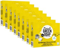 Marcel's Green Soap Vaatwastabletten - 8 x 25 stuks - 200 wasbeurten