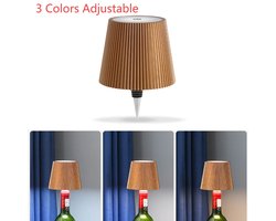 LED Draadloze wijnflas Lamp Dragbare Touch Tafellamp Draadloze LED Schreibtischlampe Creative Ambient Nachtlampe