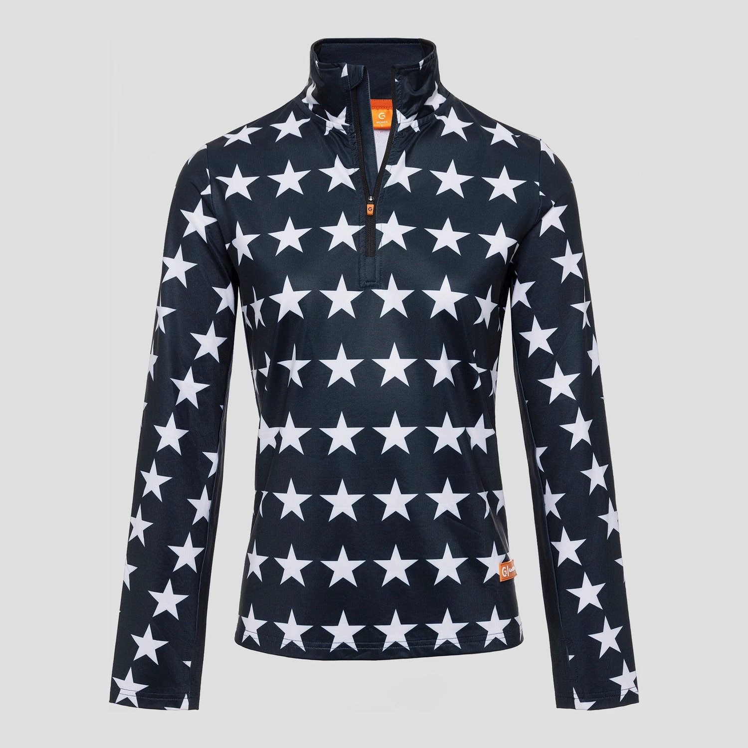 Gareth & Lucas EVO Skipully – 100% Gerecycled Polyester Midlayer Sportshirt Wintersport Stars