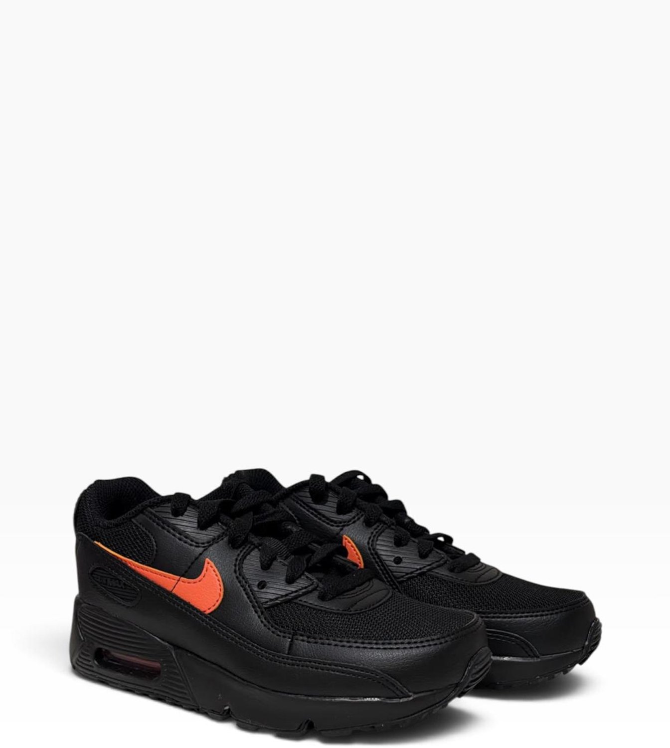 Nike Air Max 90 Mesh Lace Sneakers Kinderen Oranje