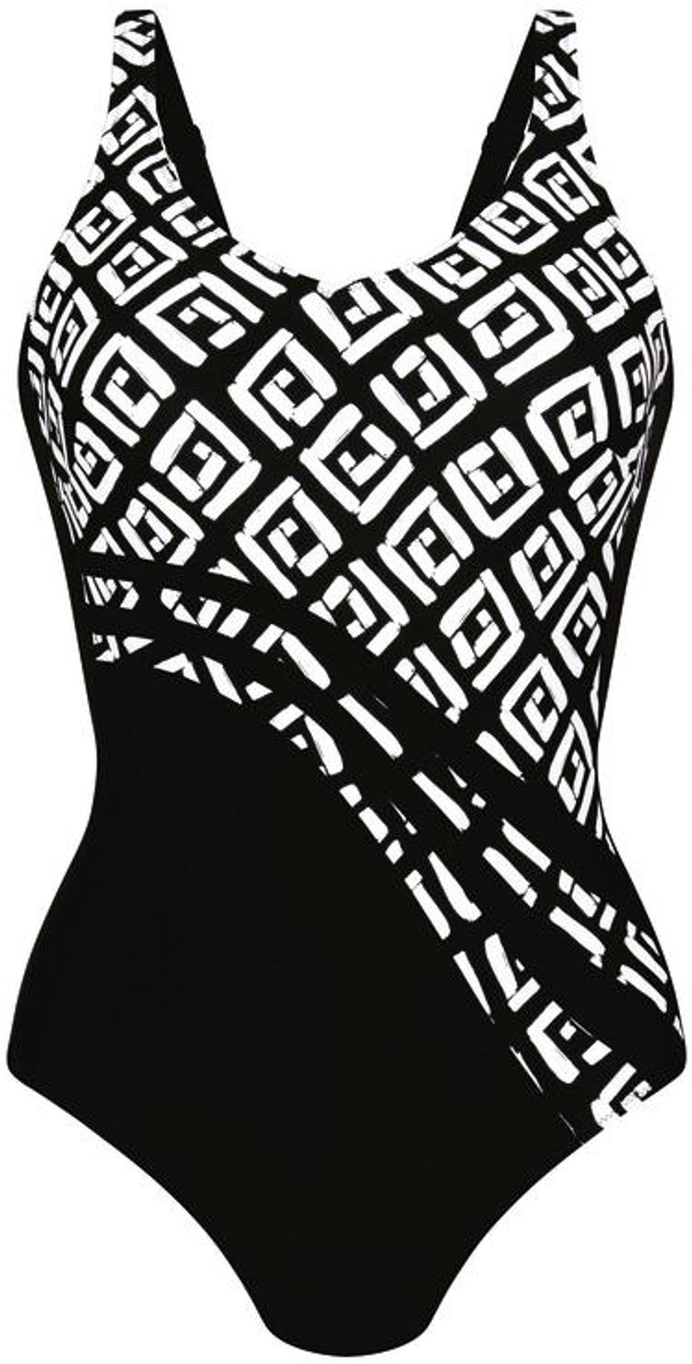 Anita Care Mono Square Prothese Badpak 6316 M7 430 Zwart-Wit - maat EU 52D / FR