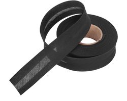 Biasband - 25 mm - 9 meter - Zwart