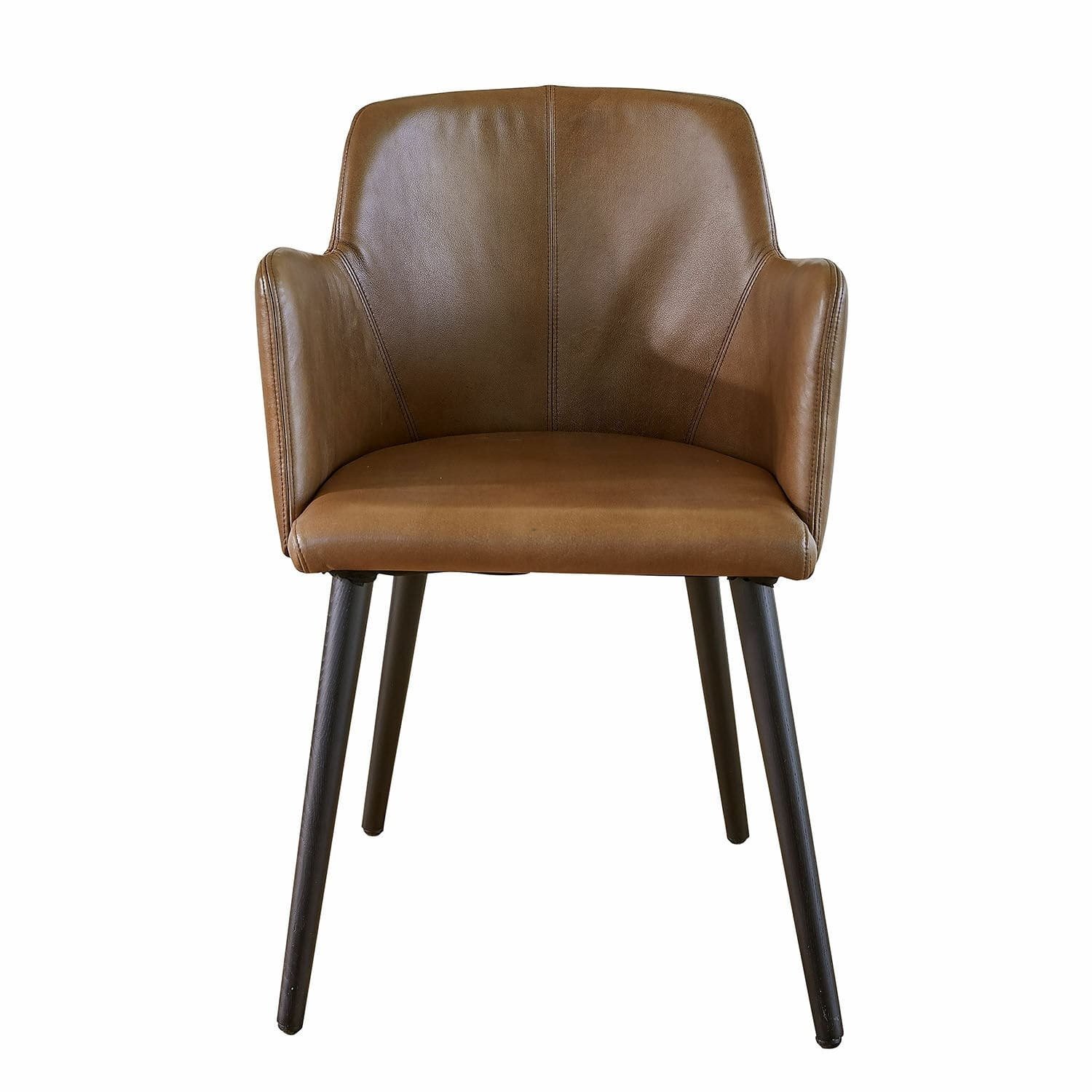 Loberon Stoel Zephiron bruin/zwart