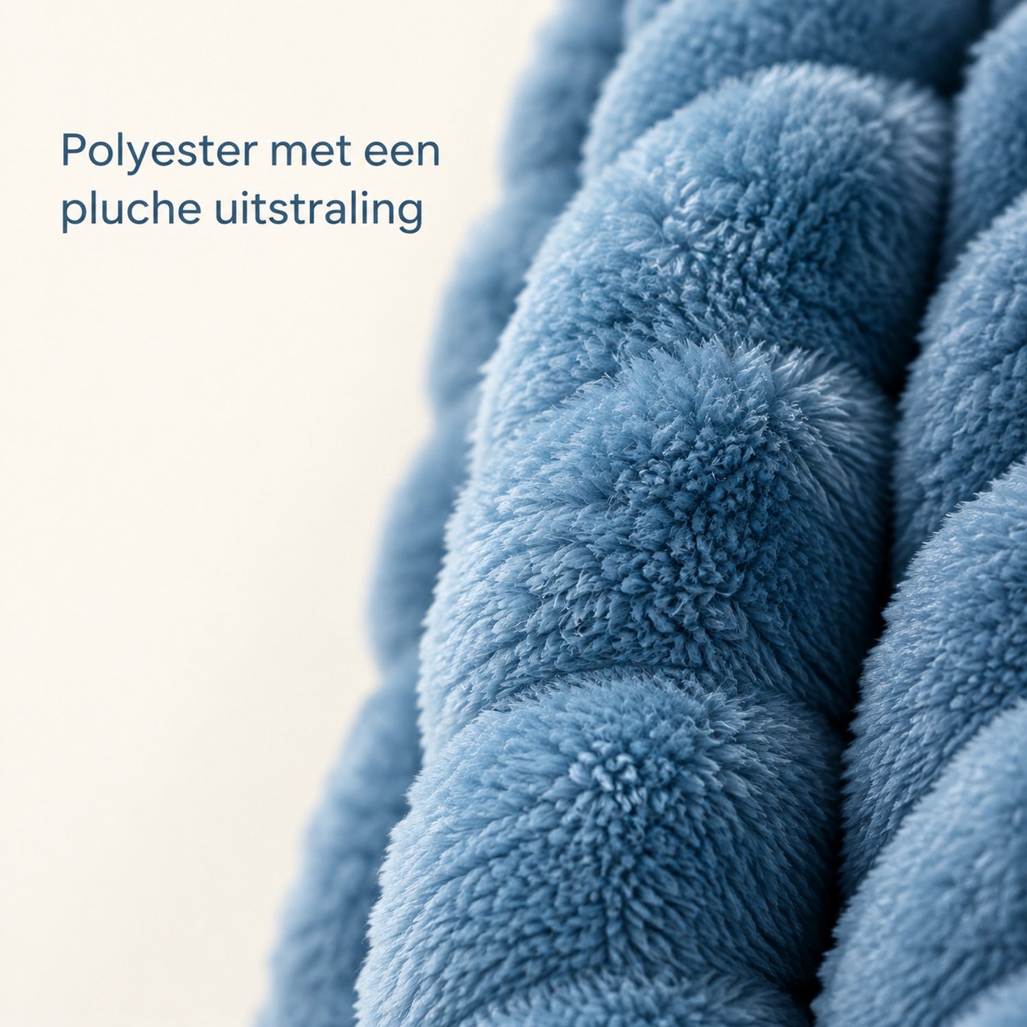 SWGOTA Blauwe pluche deken met strepen 200 x 230 cm, machinewasbaar voor bank en dutje