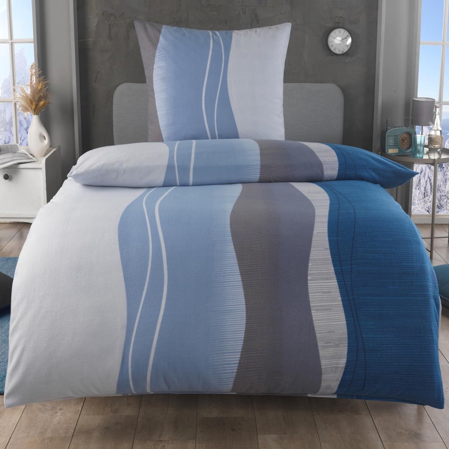 Duraxl Dekbedovertrek - Fleece - 135 x 200 cm - Winter Design 10