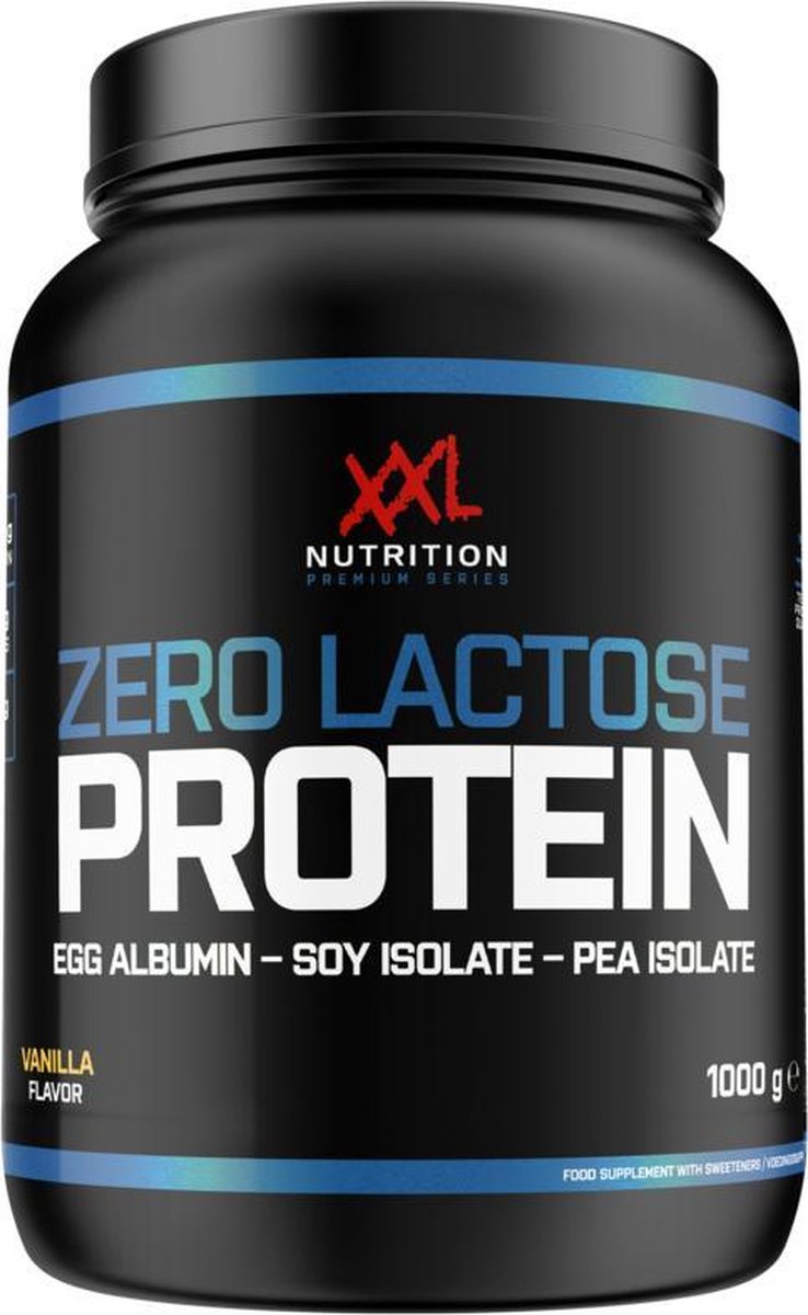 XXL Nutrition Zero Lactose Protein - Proteïne Poeder / Proteïne Shake - Vanille 1000 gram