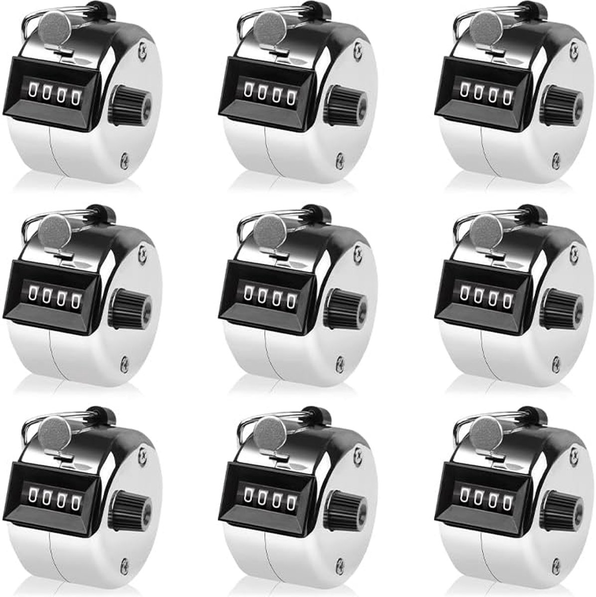 Anlising 9PCS Hand Tally Counter, 4 Digit Clicker Counter, Manual Mechanical Counter, Hand Held Clicker Counter, Hand - ShopVlot