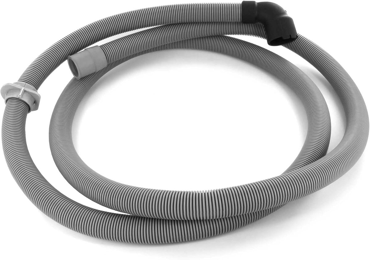 2.25 m drain hose angle/straight 30/22 mm Ø for AEG Electrolux Juno Zanussi 14000357101/9 140003571019 for dishwasher - ShopVlot