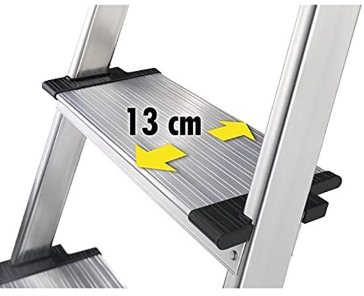 Aluminium huishoudladder - Profistep XXL - 3 treden