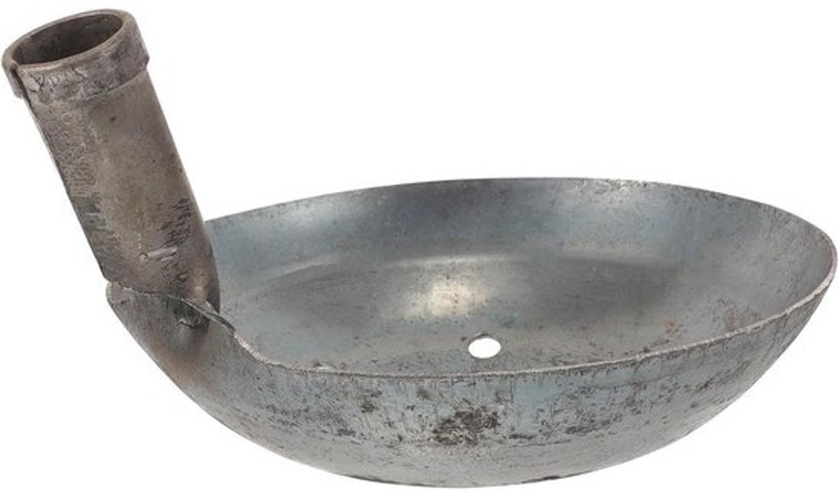 Metalen zeefschep - Afvalschep met gaten - Efficiënt schoonmaken - Ontwerp met grote capaciteit - 686 gram - Zoals getoond