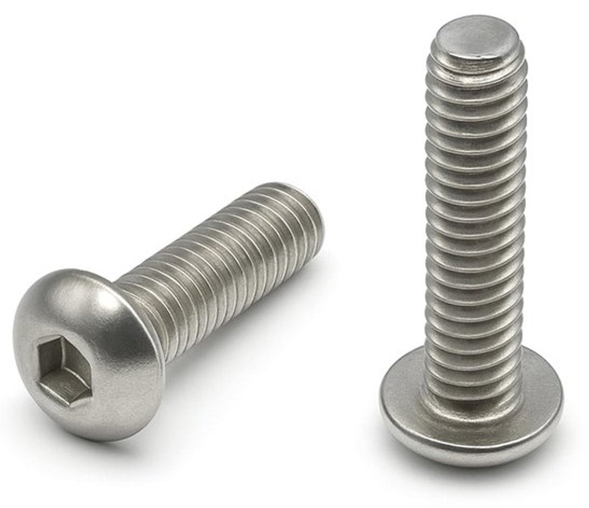 Roestvrijstalen schroeven - Metaalbouten - Voor bevestigingsklussen - Roestvrij staal A2 - M5 x 50 mm