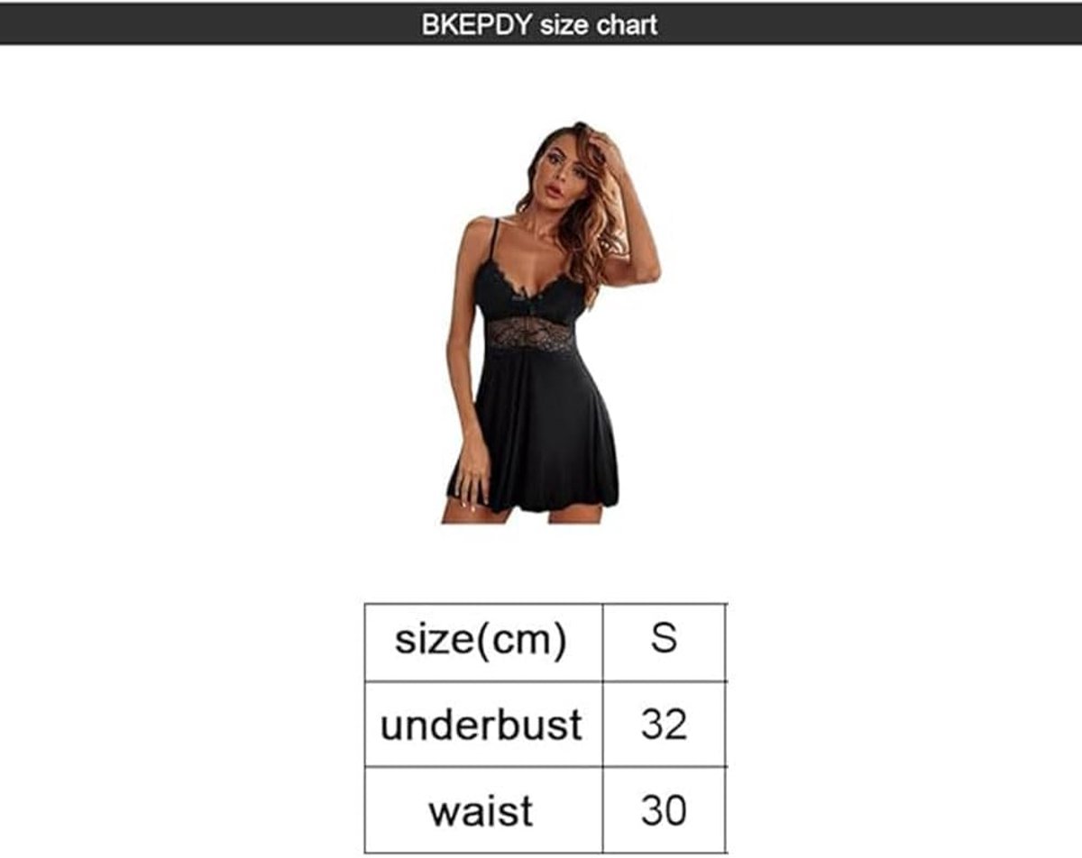 Lingerie Voor Dames Kanten Doorschijnende Babydoll Nachtjapon Verleidelijke Slipdress Slaapjurk Erotische Nachtkleding Mesh Negligé Voor Romantische Avond en Slaapkamer