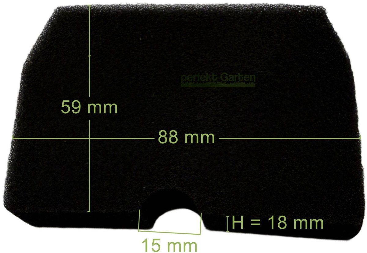 luchtfilter voor bosmaaier Husqvarna 343 F FR FRM 345 RX FX FXT R / 537 42 71-01