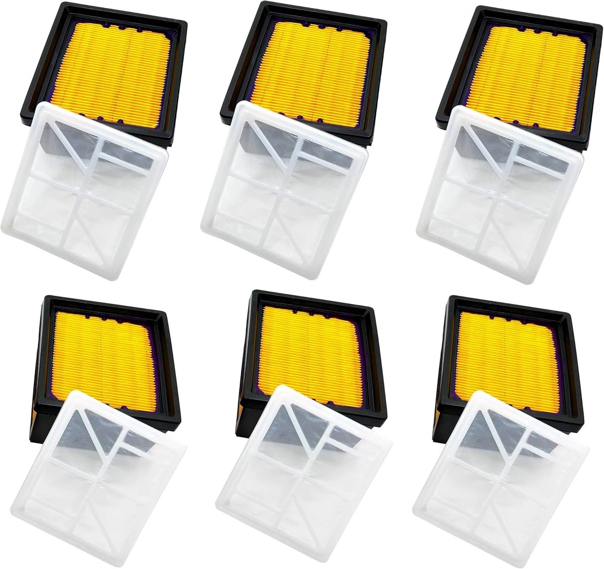 6 stks Luchtfilter voor Hus qvarna K750 K760 K770 Afgesneden Betonzagen Vervangt 574362301 574362302 525470601 525470602 Luchtfilters