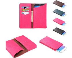 Hoes Premium Case met Portemonnee & Kaartsleuven voor Tecno Spark 4 Lite (2019) - Roze