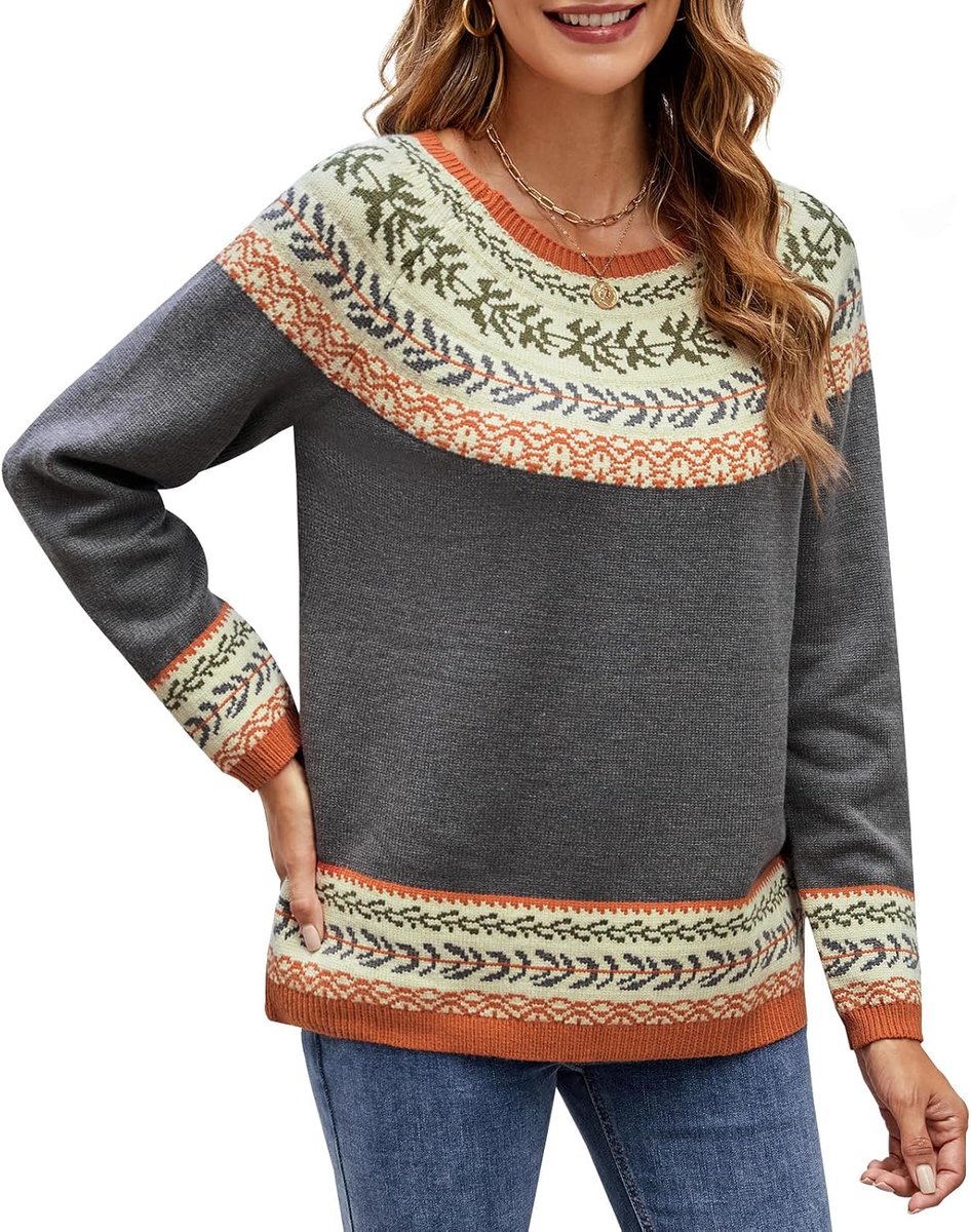 Los, casual, voor de winter, lange mouwen, trui