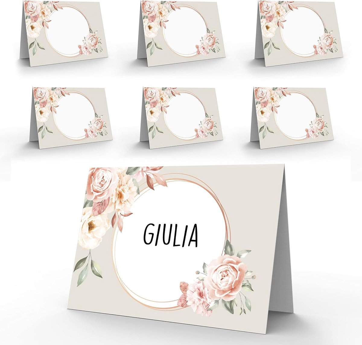 Tafelkaarten voor de eerste communie, kinderen, meisjes, 40 markeringen, elegant, voor tafels, originele decoratie, ceremonie en feestjes, tafelkaarten voor bevestiging, meisjes, origineel