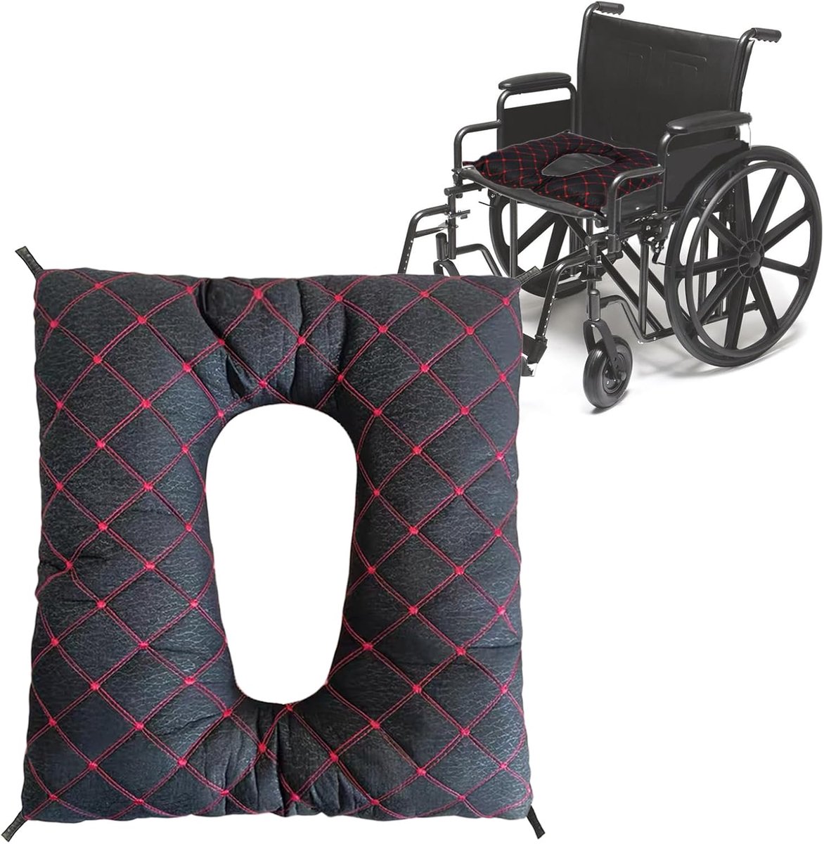 Winter-anti-decubitus-warm toiletkussen voor gehandicapten, bedlopend gehandicapten (A)